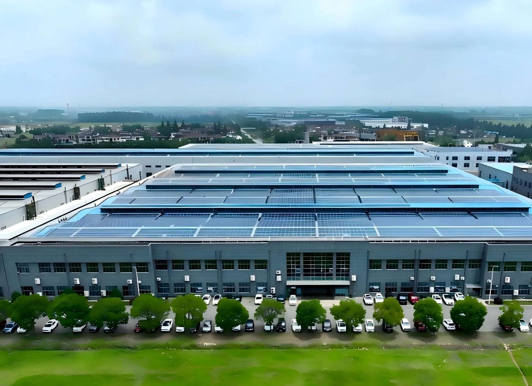 Psenda production base aerial view