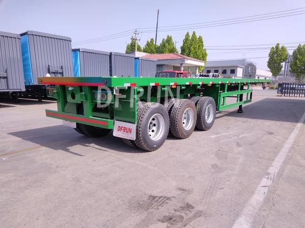 Three-axle flatbed trailer production for Côte d’Ivoire