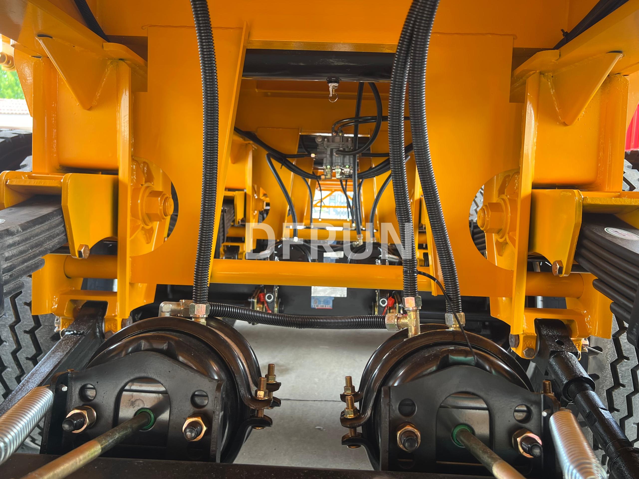 Reinforced 16-meter sidewall trailer frame