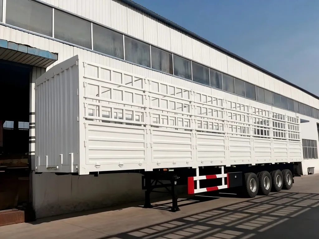 4 Axles Stake Trailer