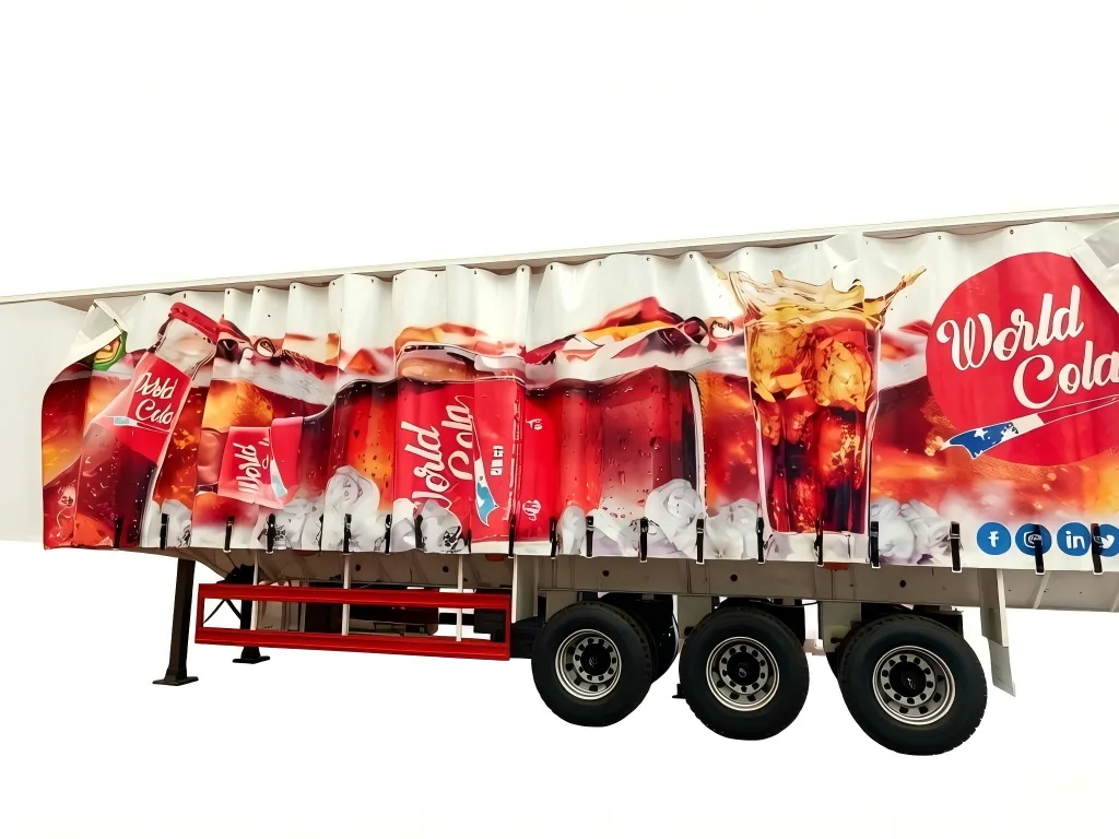 3 Axles Curtainside trailer
