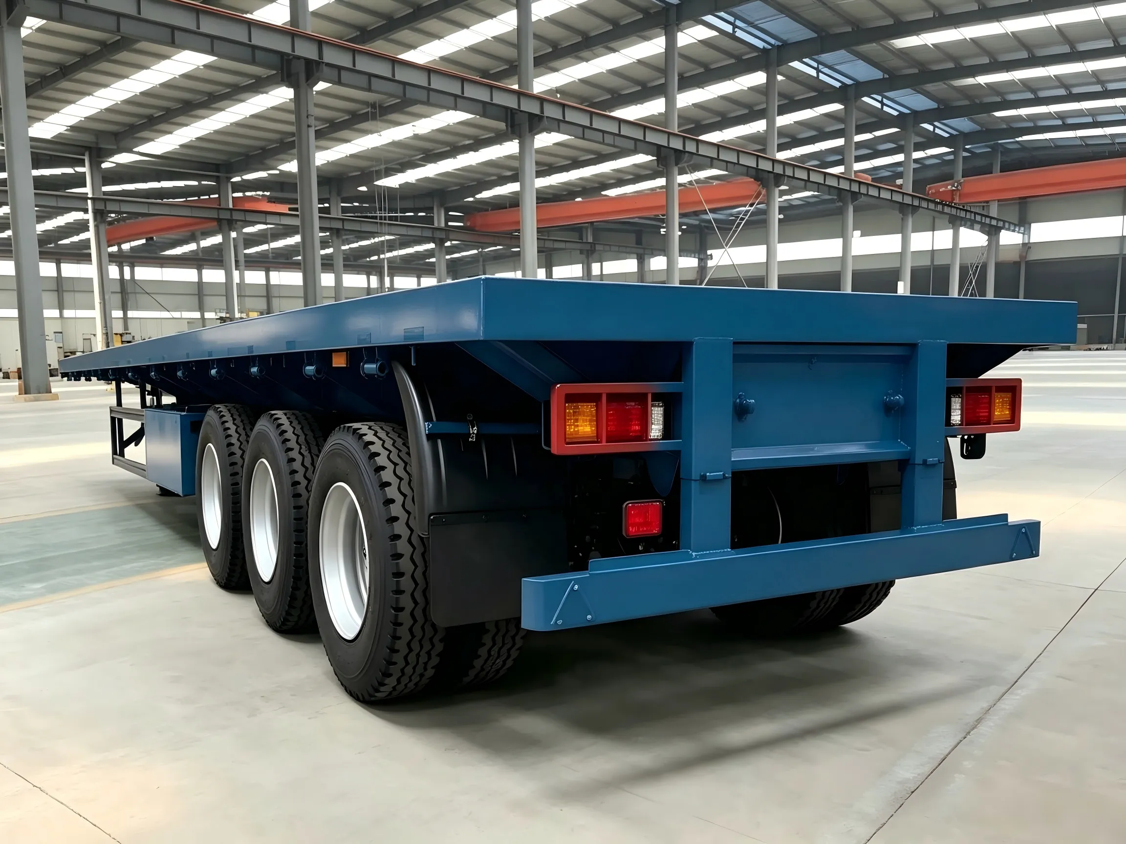 4 Axles Flatbed Trailer