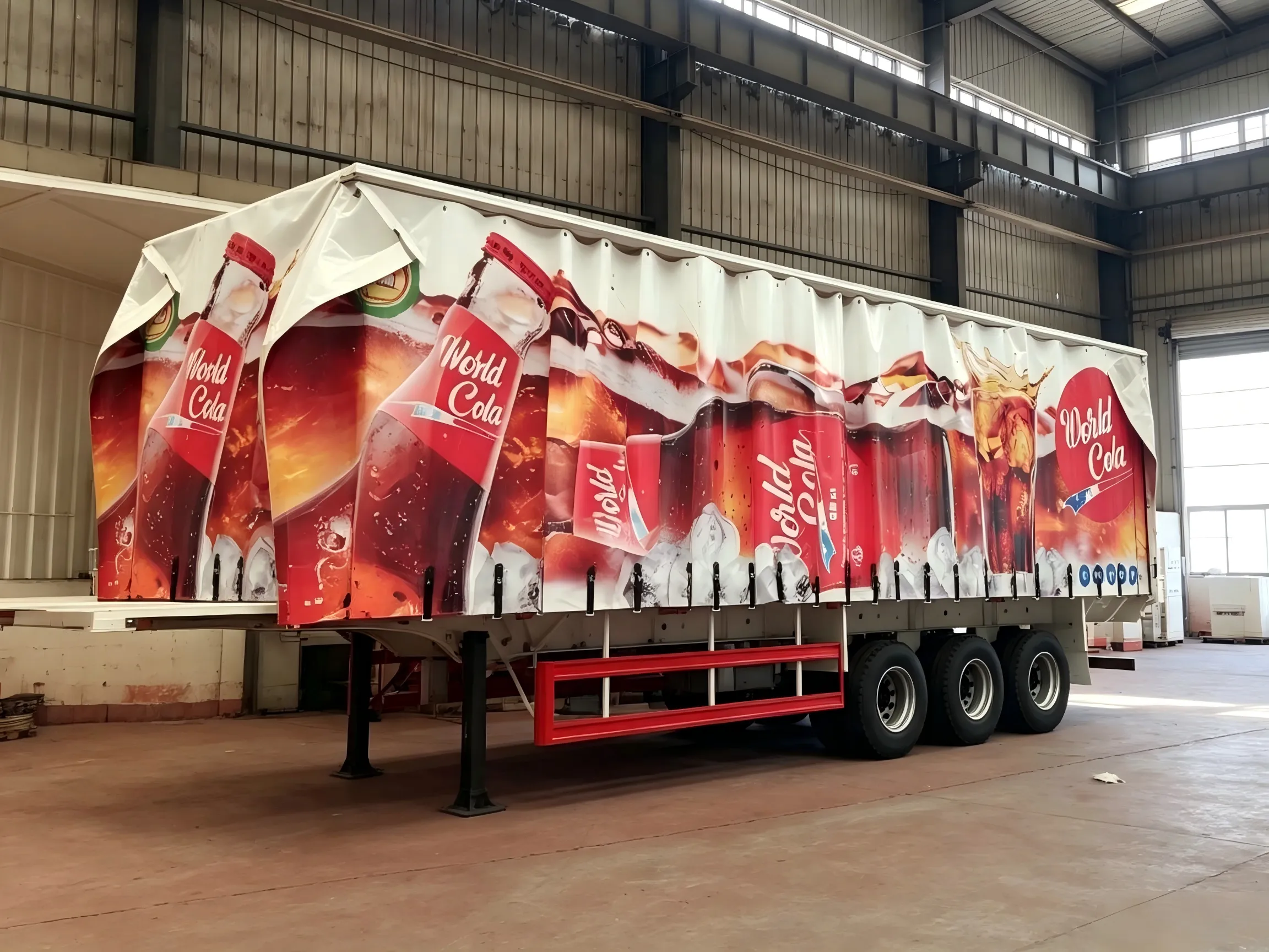 3 Axles Curtainside trailer