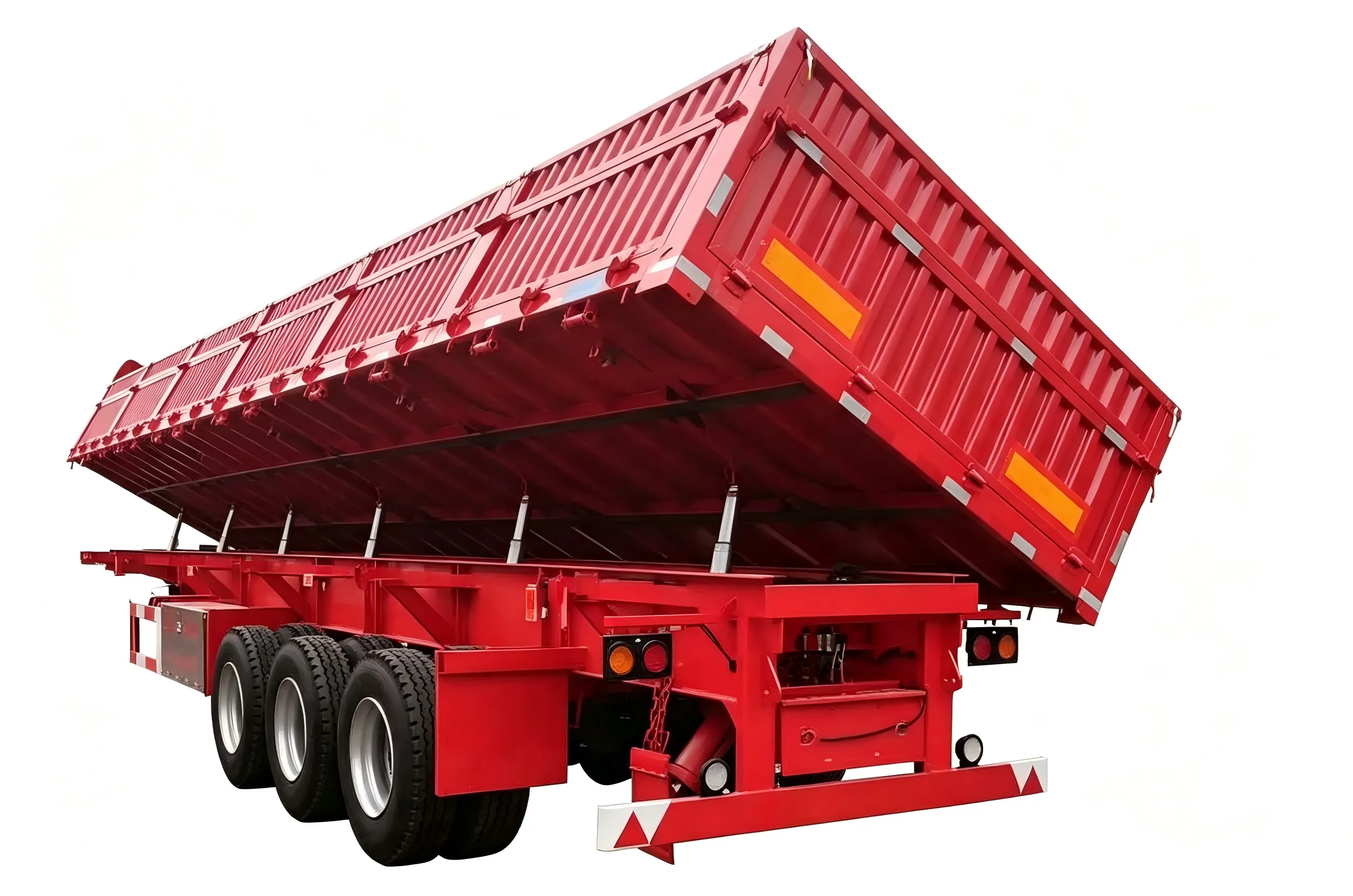 3 Axles Side Tipper Trailer