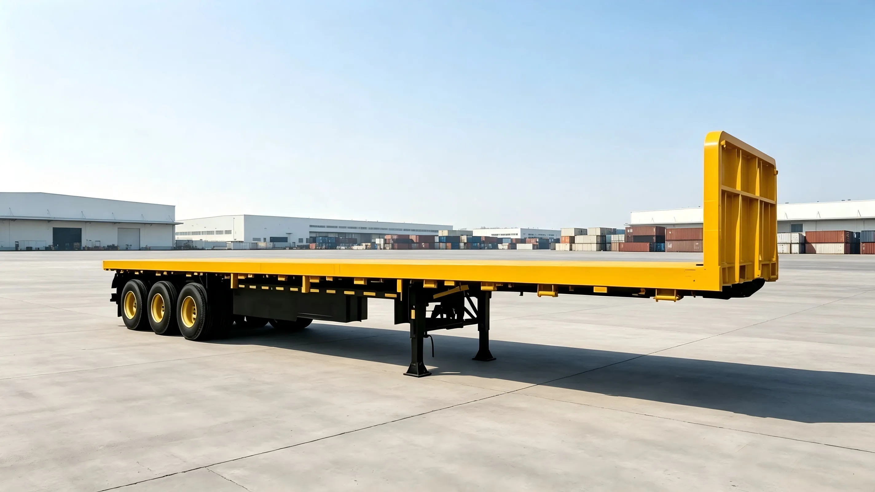 Container Flatbed Trailer