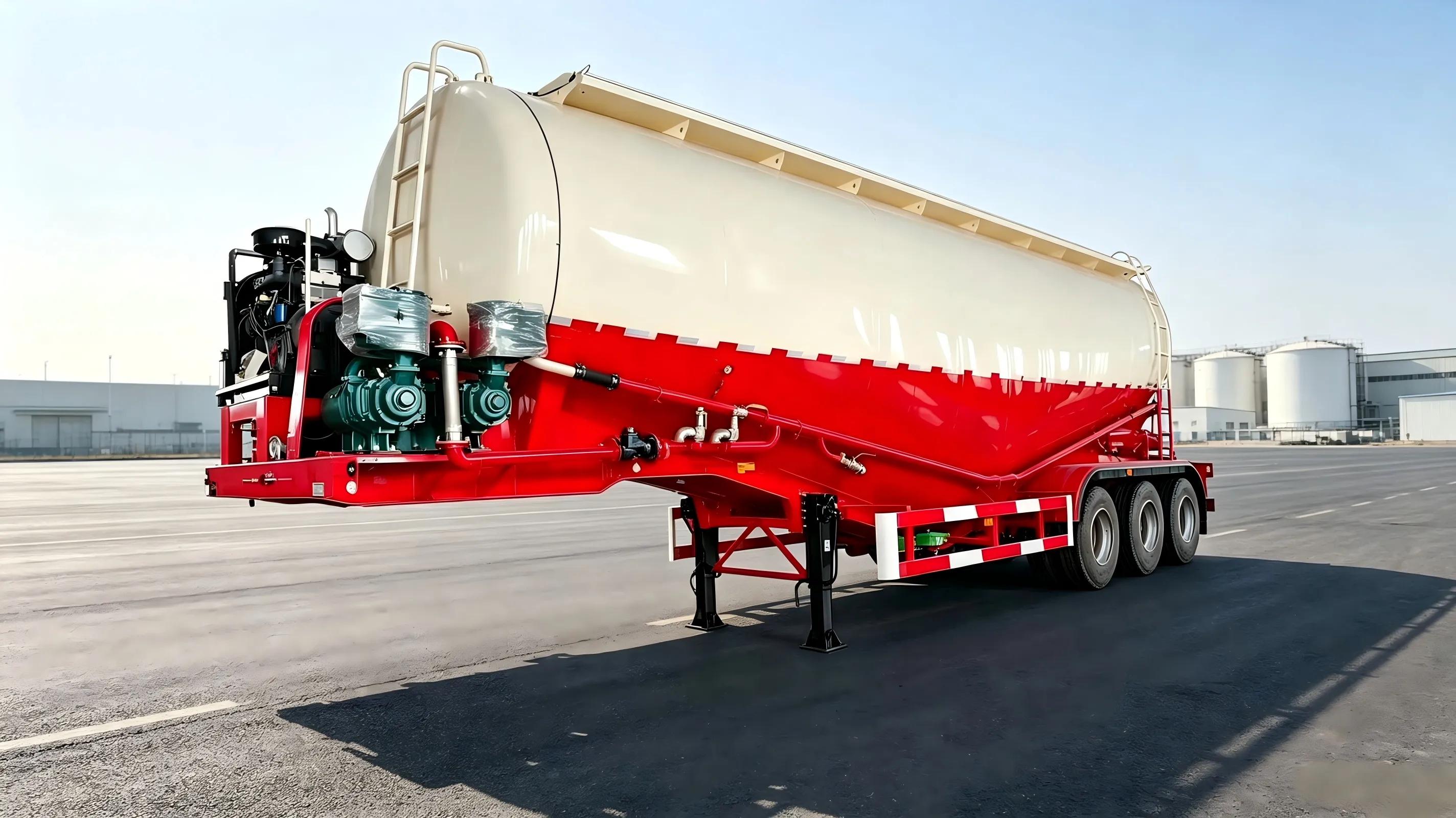 Dry Bulk Powder Tanker Trailer