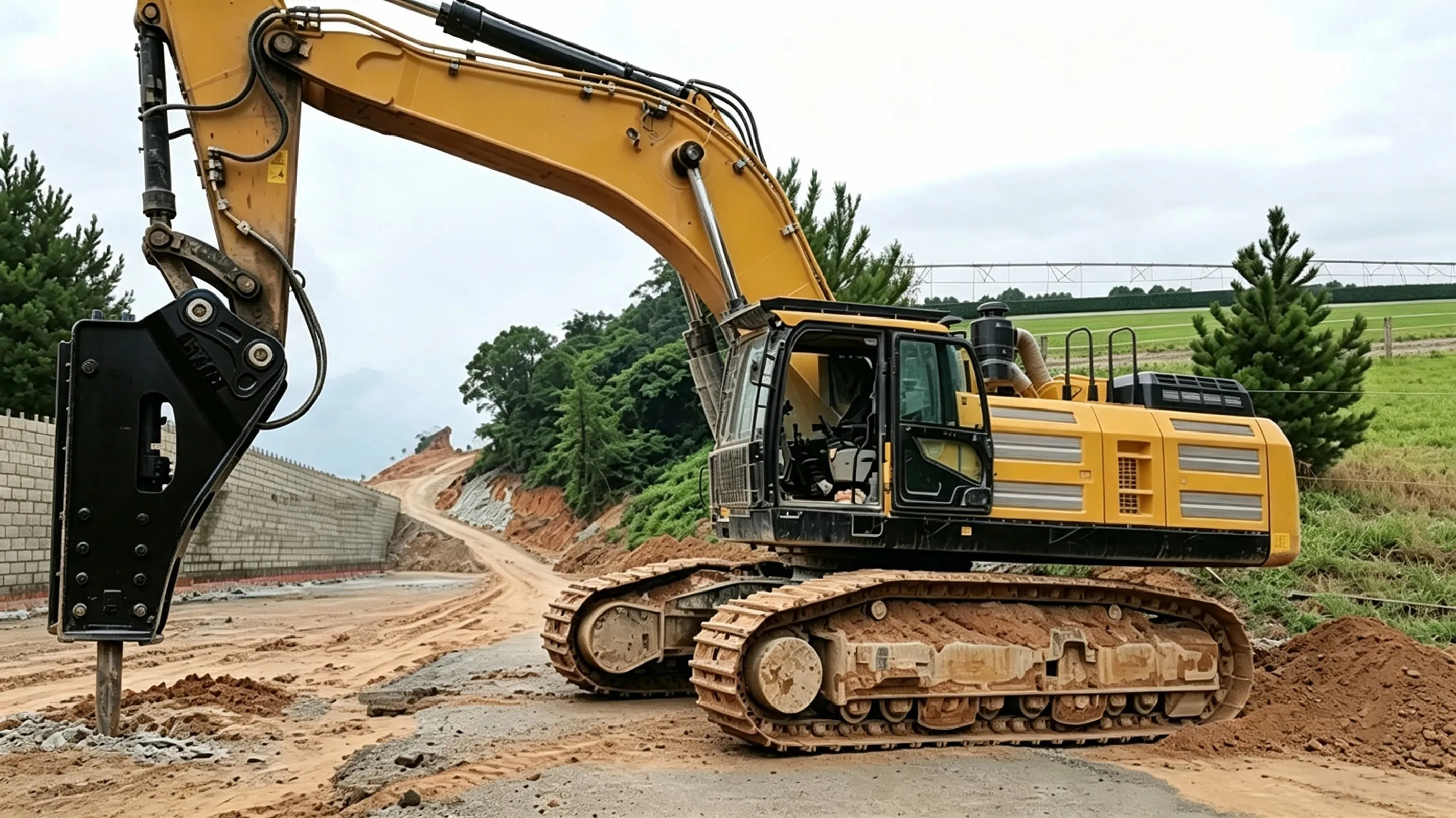 Side‑mount Hydraulic Breaker