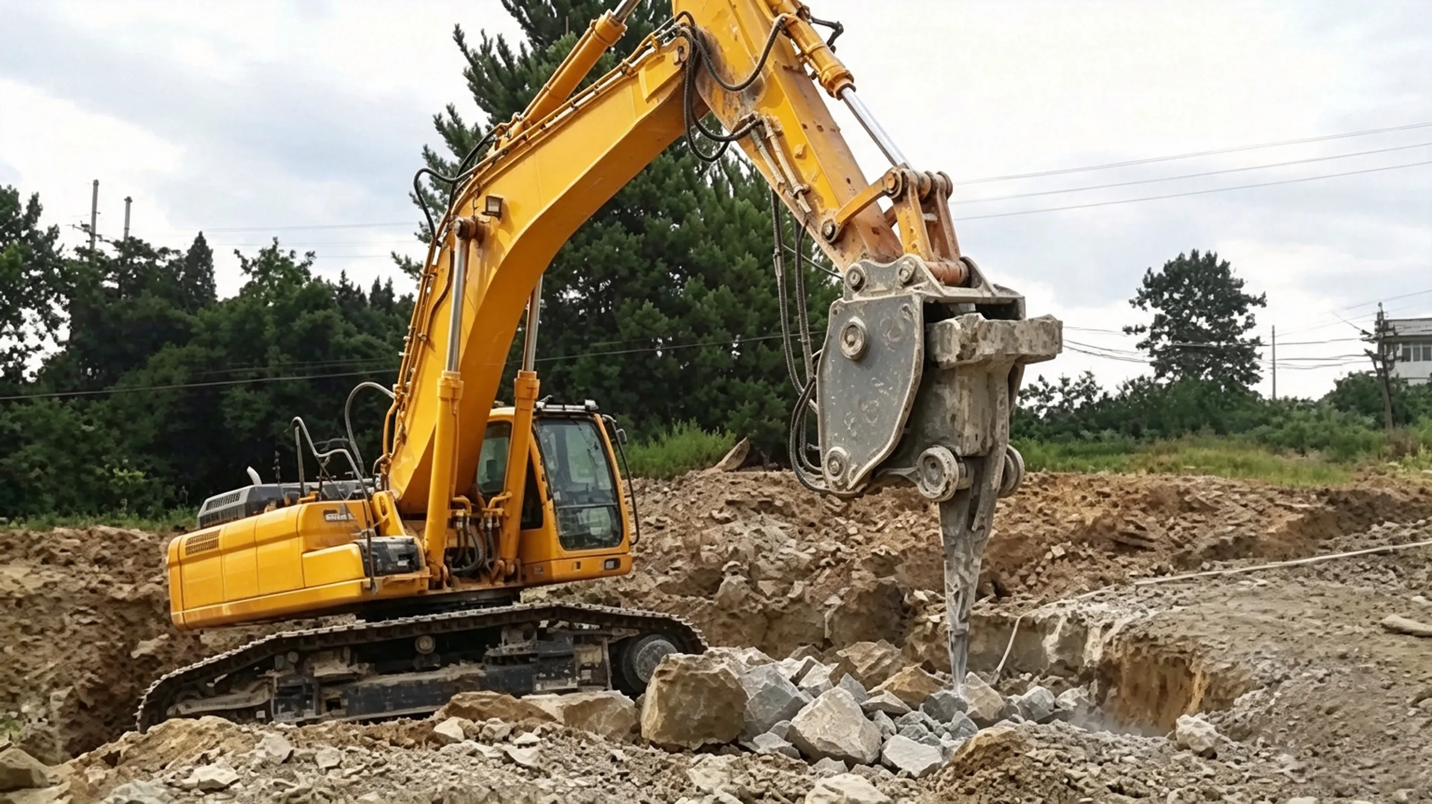 High‑frequency Hydraulic Breaker