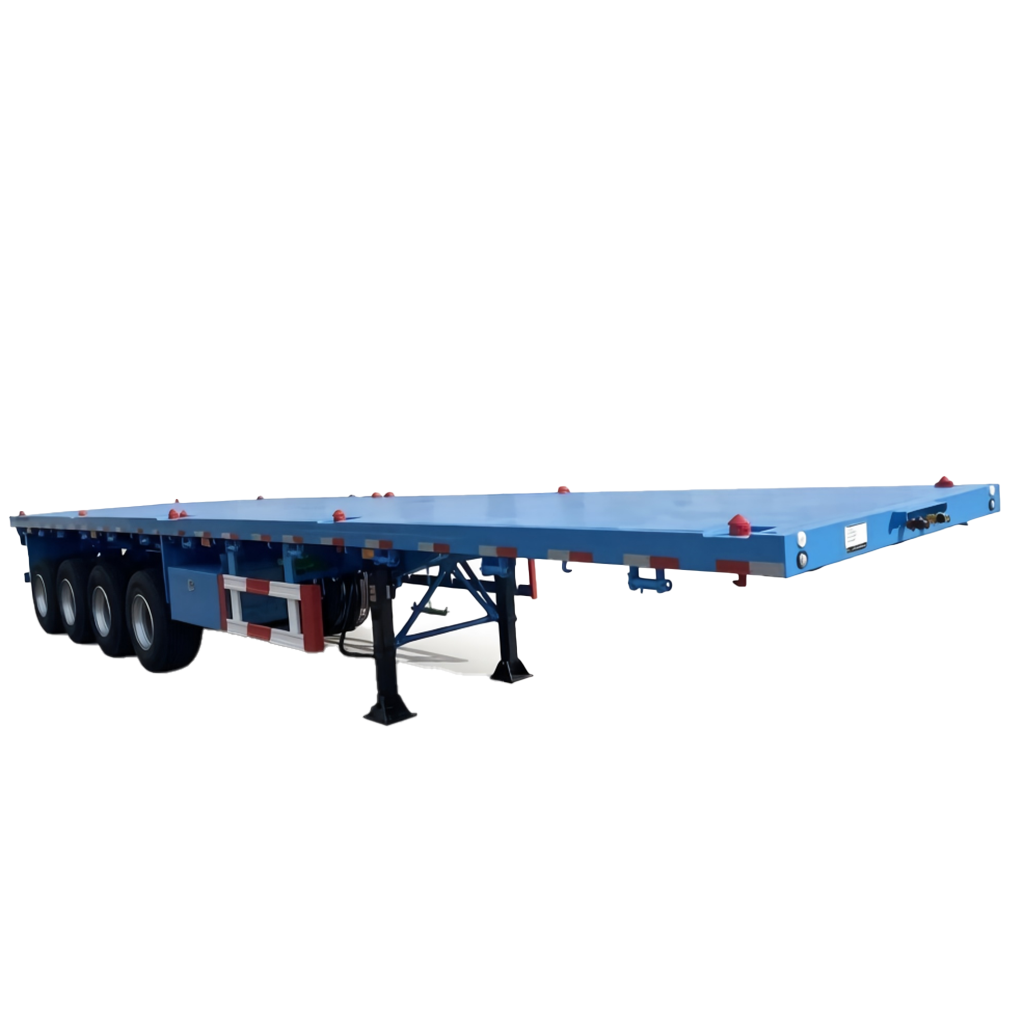 4 Axles Flatbed Trailer