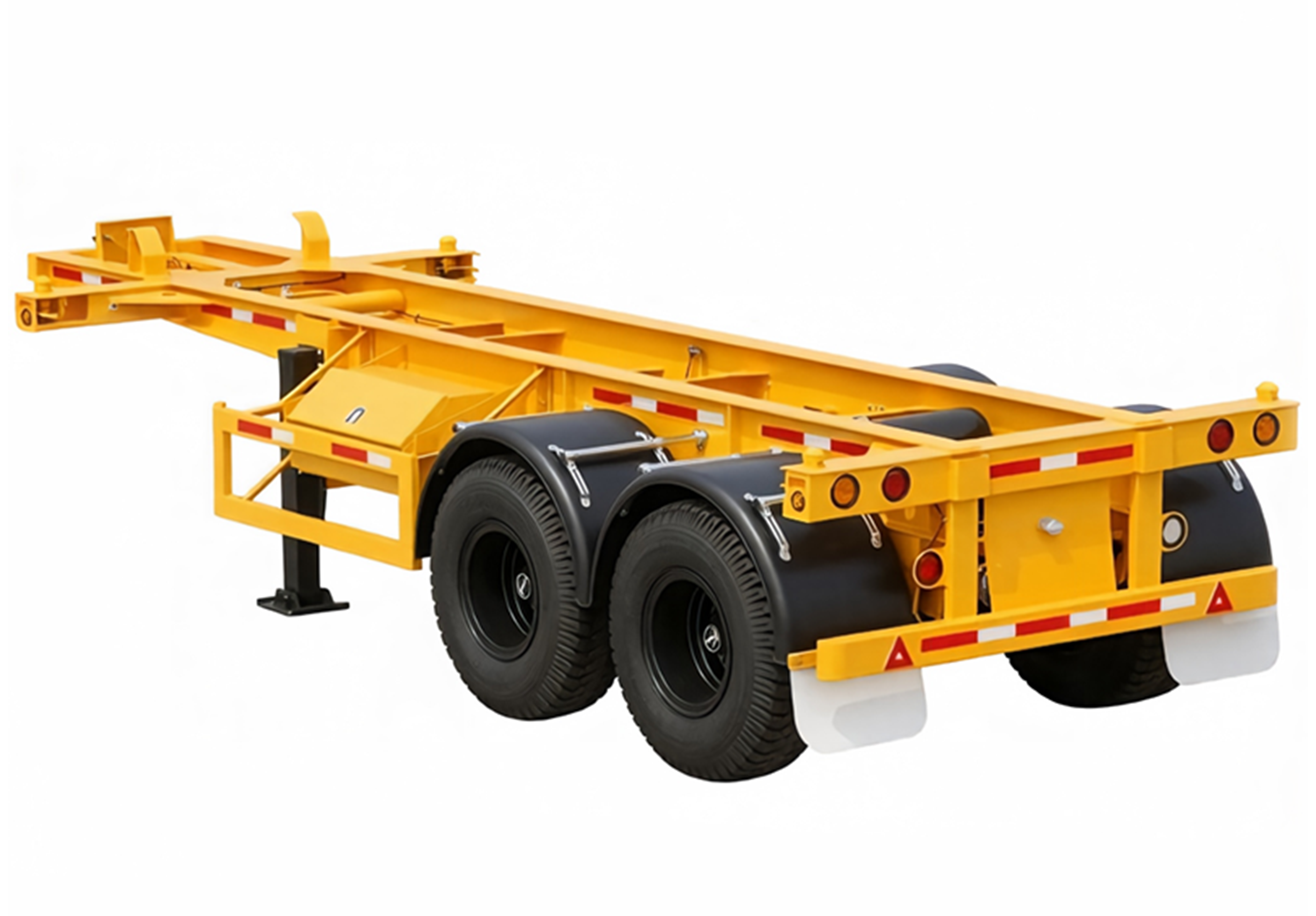 2 Axles Skeletal Trailer
