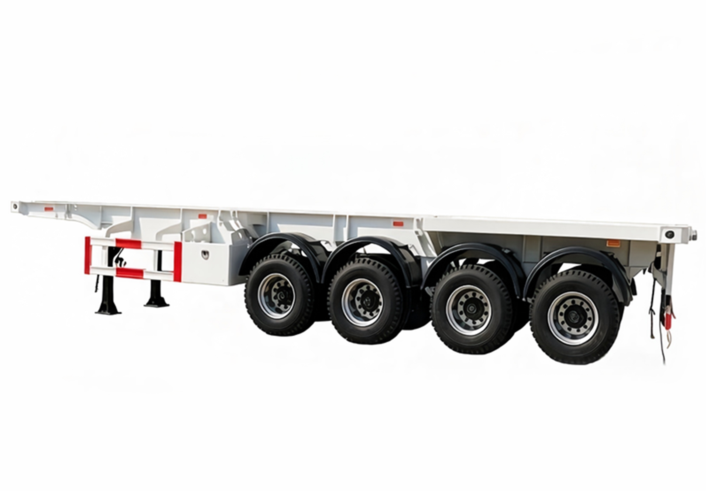 4 Axles Skeletal Trailer
